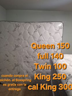 Mattress Pillow Top New