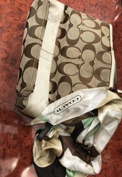 Coach Bag And Silk Scarf Brand Name