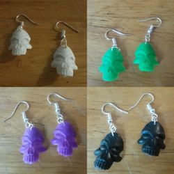 Brand new skull Halloween earrings