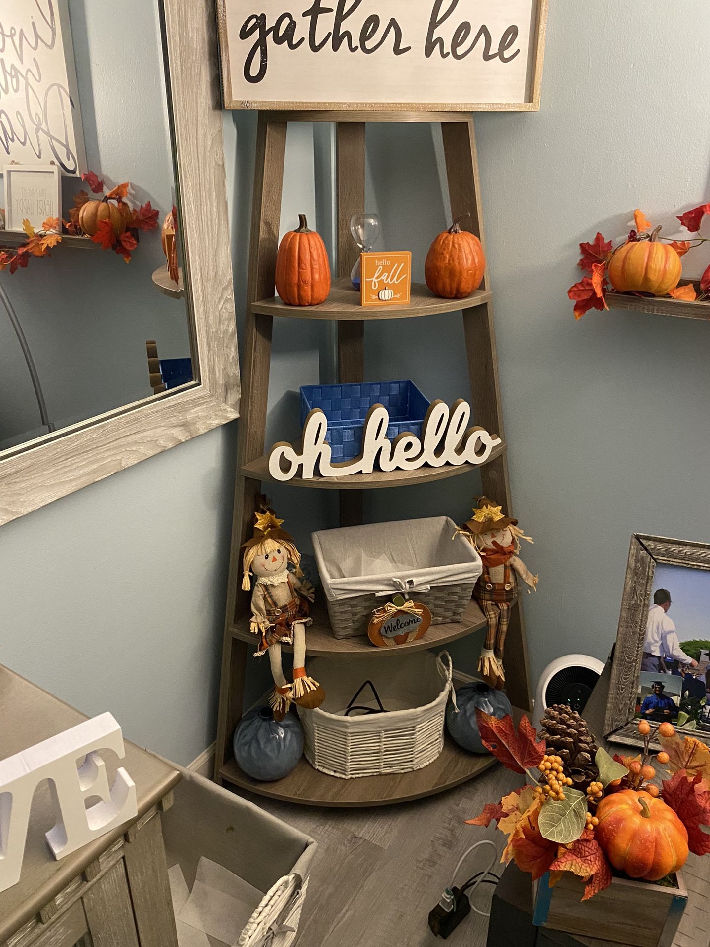 5 Shelf Corner Shelf
