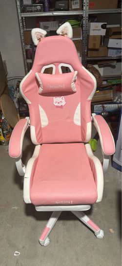 Reclining Office Chair with Footrest, 310lb Capacity, 6-Position Recline, 360° Swivel