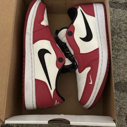 WMNS Air Jordan 1 Low Slip Red Reflective 