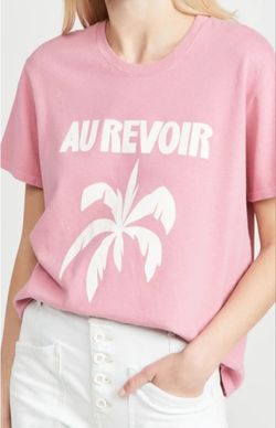Pistola Denim Palmer Tee Au Revoir Flamingo Pink Size Small