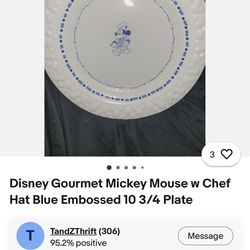 Plato de colección  Disney 15 piezas