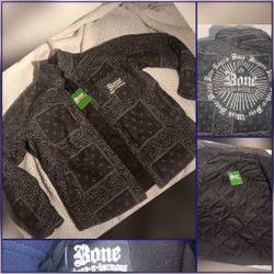 Bone thugs jacket 
Bought it brand new years ago,  never used
Located (5900 Lewis st Dallas TX 75206)