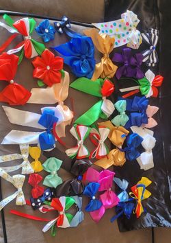 Bows different colors and sizes
