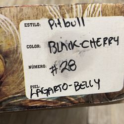 Botas de piel de lagarto belly (talla10)