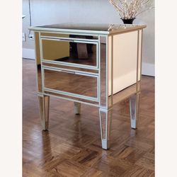 PB Mirrored Nightstands 