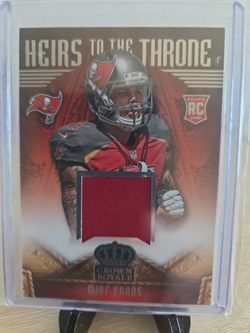 Buccaneers  Mike  Evans  Rookie  Jersey  Card