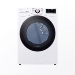 7.4 cu. ft. Large Capacity Front Load Gas Dryer - White