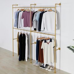 ZGZR Industrial Pipe Clothes Rack                            #1147