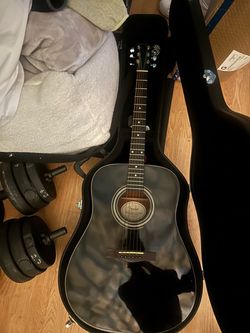 Fender Dreadnaught Black (acoustic electric)
