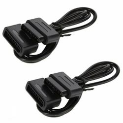 2-Pack Controller Extension Cable for Original Super Nintendo SNES Game Pad 6 ft