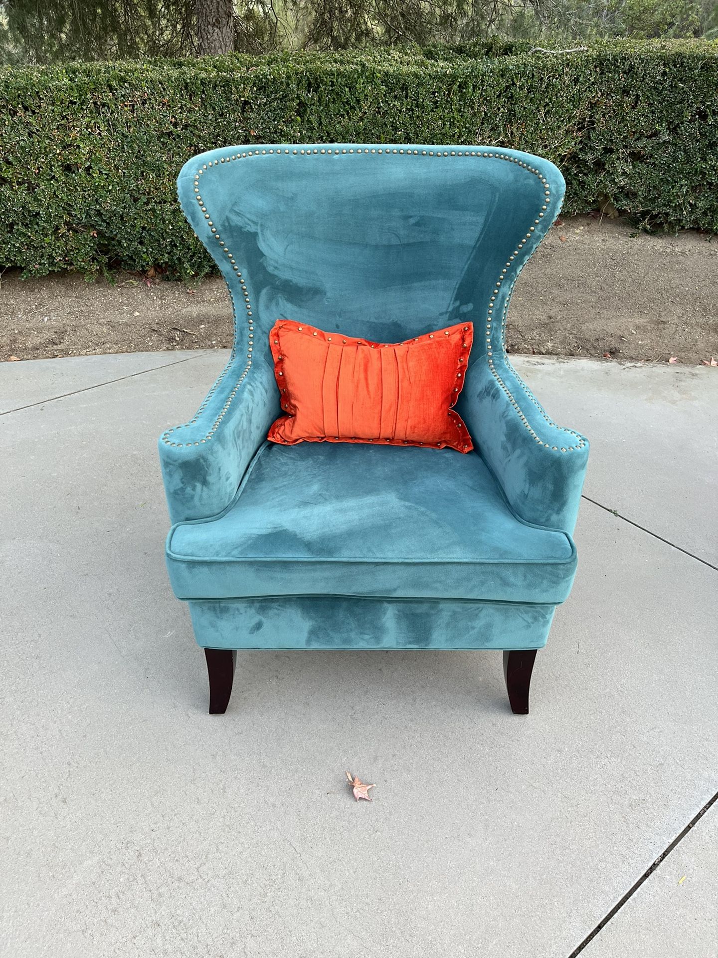 Pacific blue 2025 elliott wingback chair