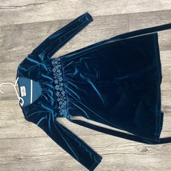 Size 7 Girls Velvet Dress 