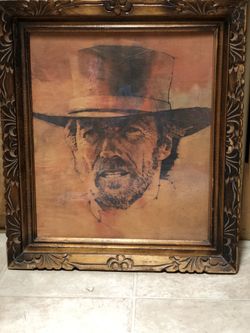 Clint Eastwood Print & Frame