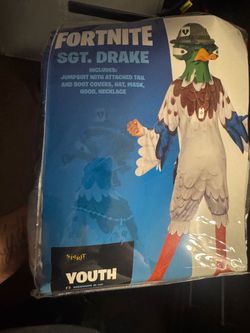 Fortnite Sgt. Drake Youth Costume Medium 8-10