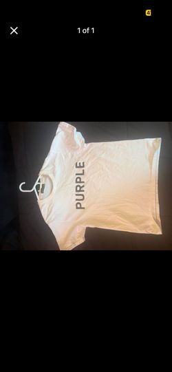 White purple shirt size L