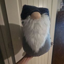 13" Blue Christmas Gnome Plush Decor – Scandinavian Tomte