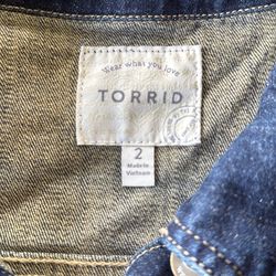 Torrid Jean jacket (plus size)