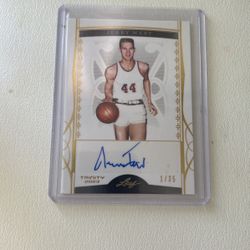 Jerry West 1/35 Gold Auto