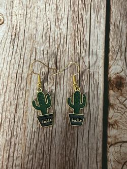 Hello Cactus Earrings
