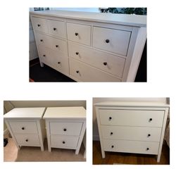 Hemnes ikea White Bedroom Furniture