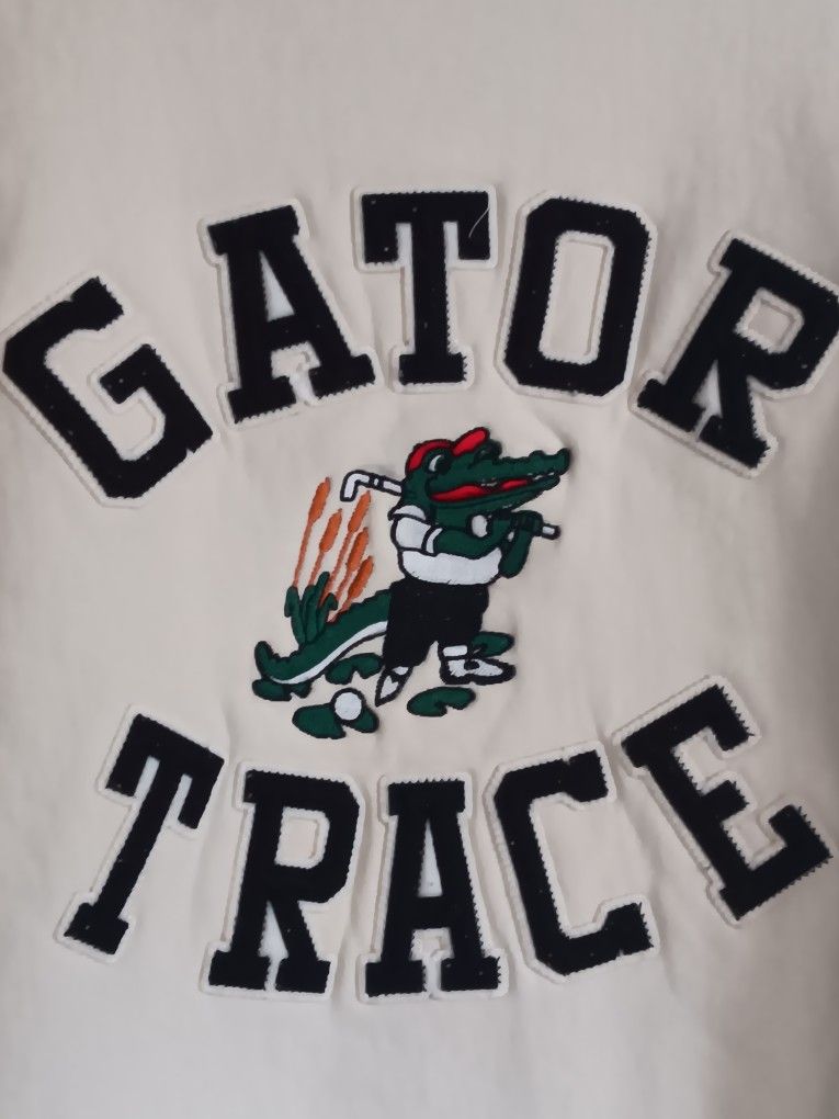 Florida Alligator Gator Trace Reverse Weave Sweatshirt Size Medium