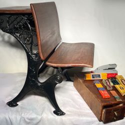Antique Student Desk Grand Rapids Seating Co
