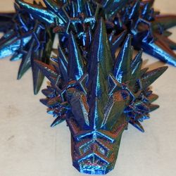 3D Tri-color Silk Sea Dragon