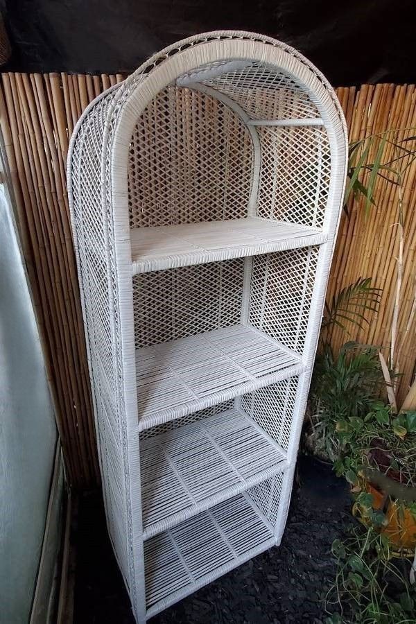Vintage Wicker Shelf 