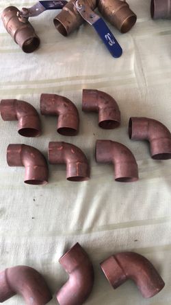 90 degree ,2 inch copper elbows