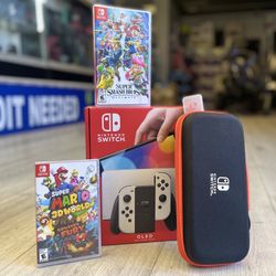 Nintendo Switch OLED (Bundles Available) (Take It Home In Payment/ llévatelo a casa en pagos) *Consoles Alone Start At $349.99*