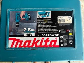 Makita 18V Cordless Driver-Drill Model 6347DWDE