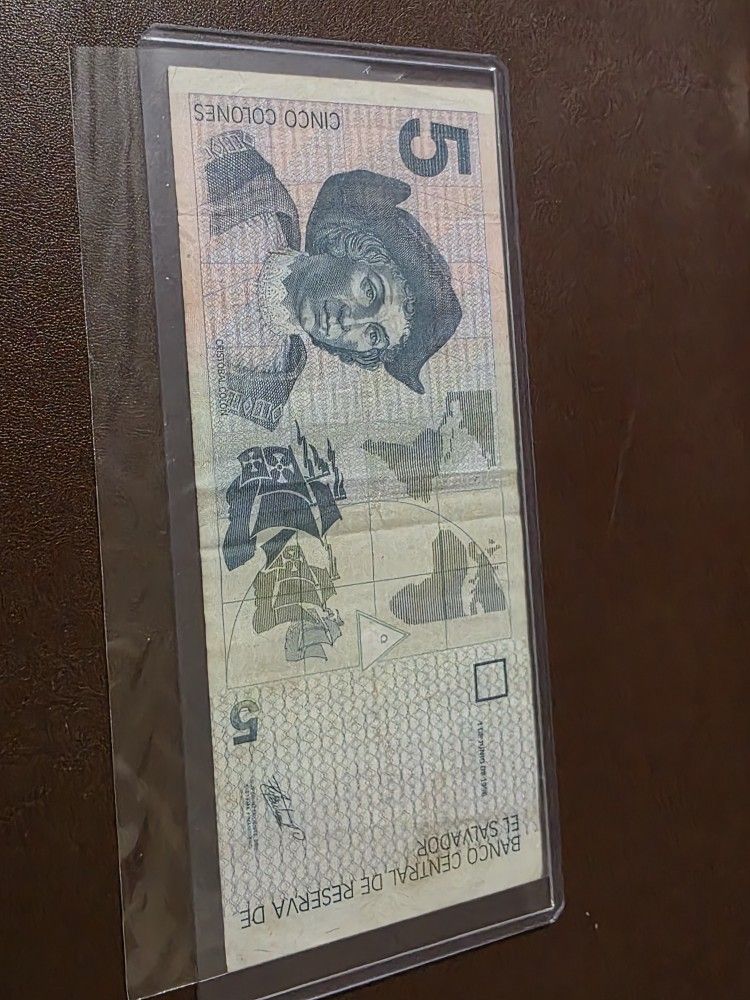 El Salvador 5 Colones 1998