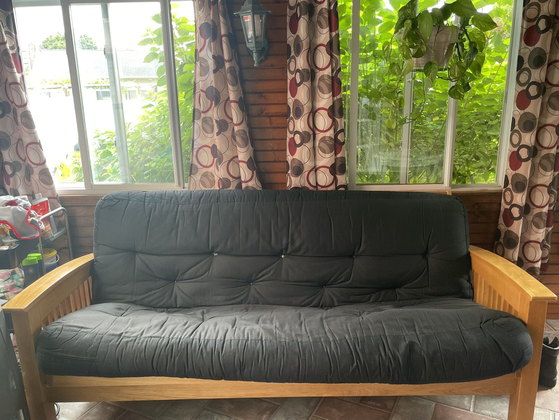 Wooden Frame Futon