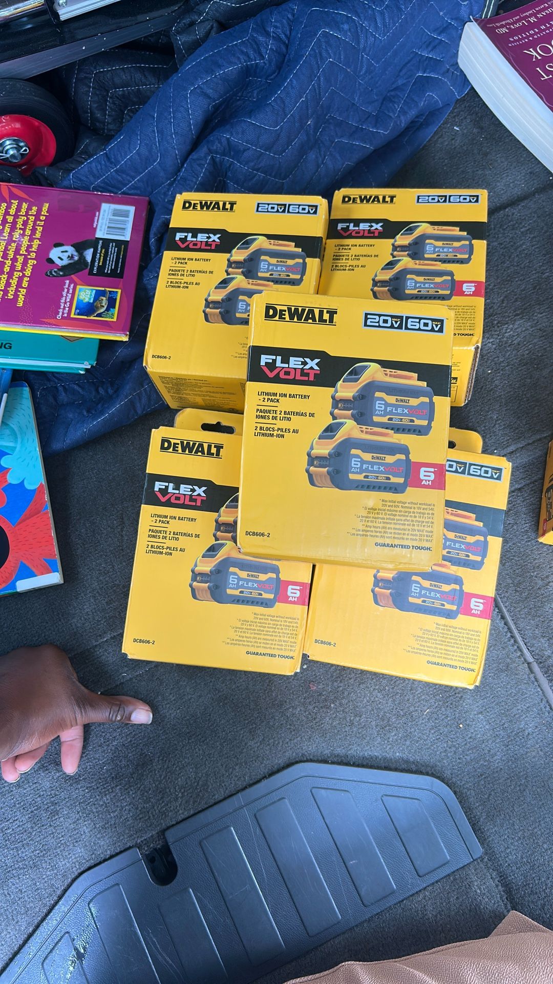 Dewalt Flex Volt Batteries 6Ah 20v/60v
