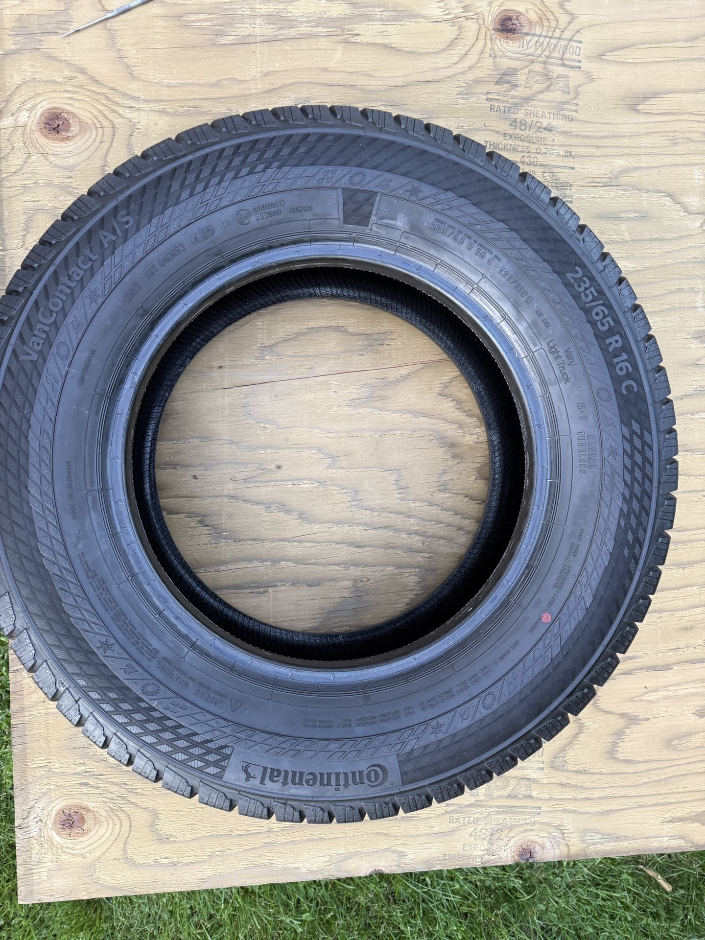 Stock Ford Transit Tires