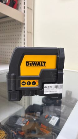 DEWALT cross line/ plumb spot combination laser (dw0822)