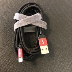 iPhone Charger 6.6ft, Lightning Cable 6 Foot,2 Pack Long Durable Braided