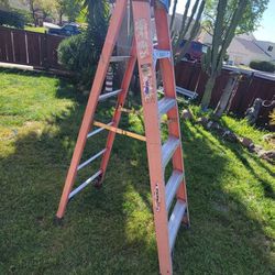 Werner 6 foot high ladder 