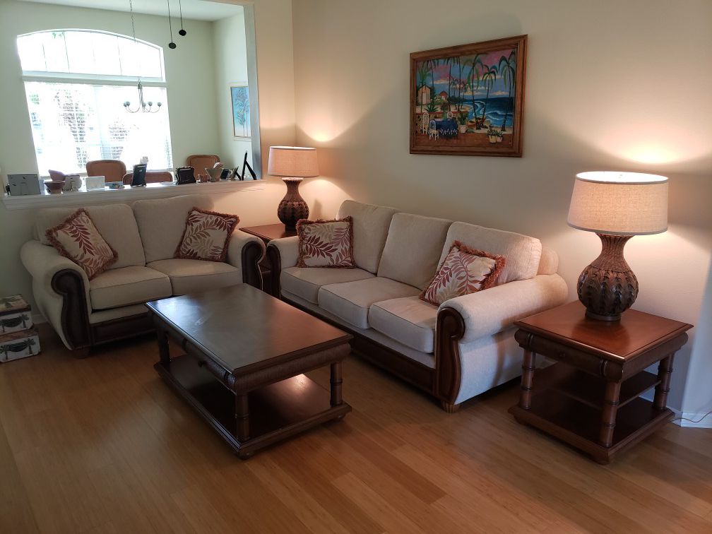 Carribean Style Living Room Set