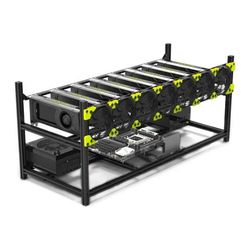 ASTARIN 8-BAY  Stackable 8 GPU Mining Case Rig, Mounting Edition