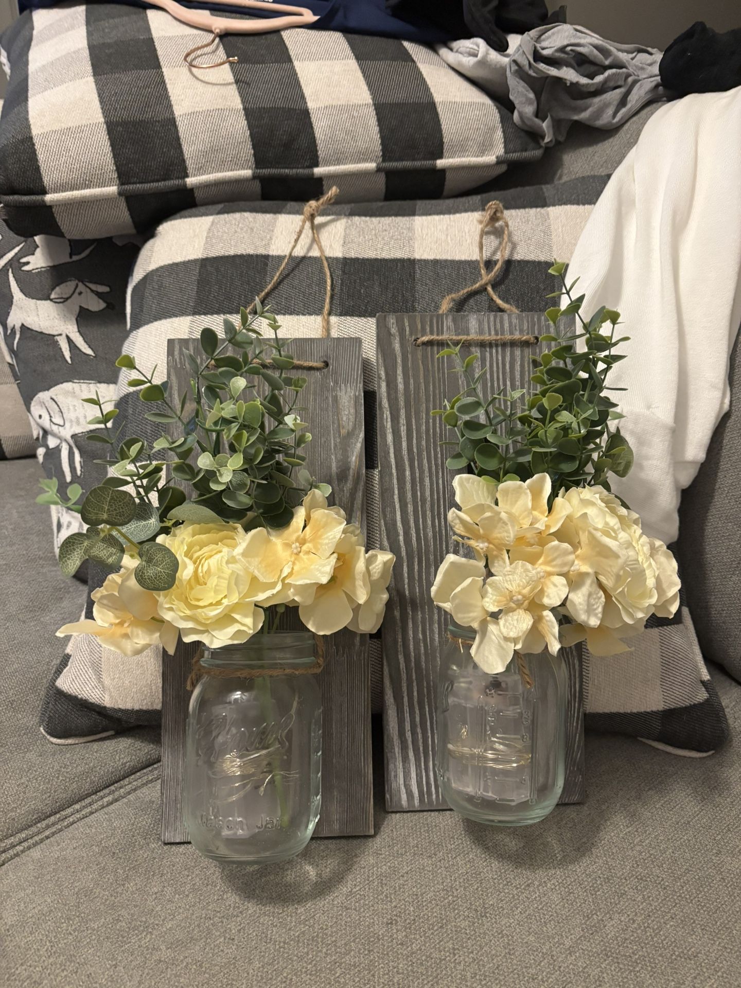 Mason Jar Flower Lights