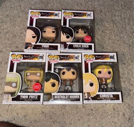 Funko Pop Attack on Titan 5 Figure Set