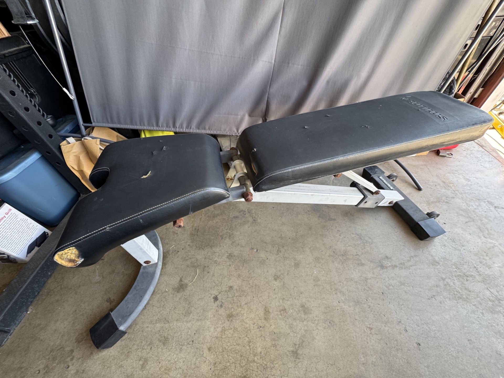 Nautilus Adjustable Weight Bench.