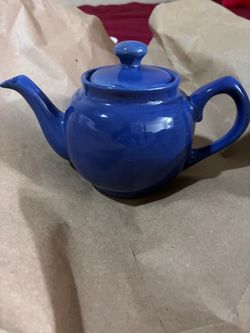 Blue small teapot