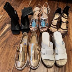 Women’s Designer Shoes – Lot of 5 Pairs (Size 8.5)