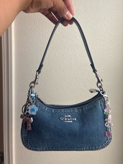 Denim coach purse