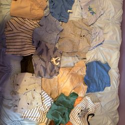 Baby boy summer clothes bundle
